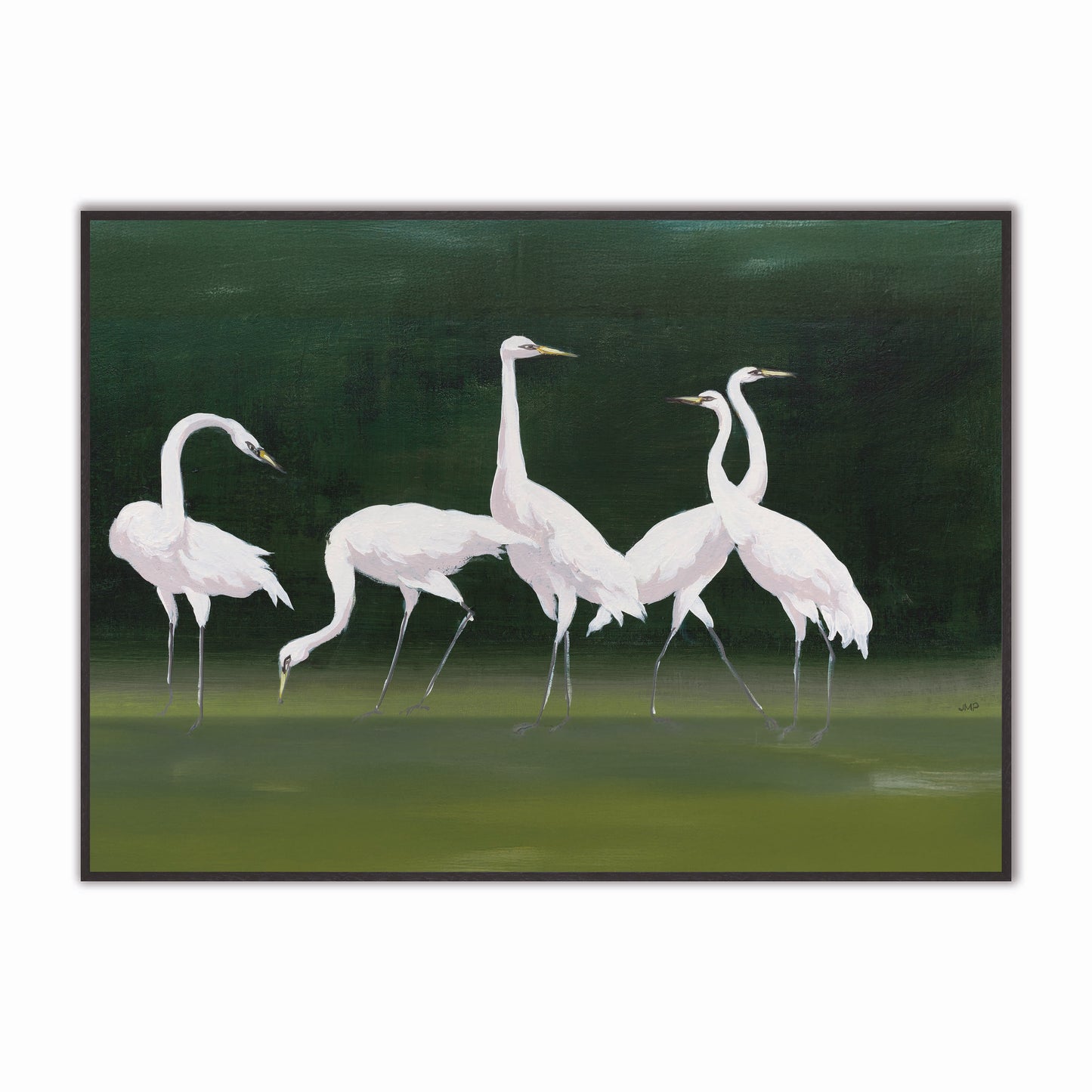 Feathered Flock Velvet Canvas