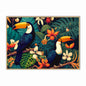 Jungle Toucan Velvet Canvas