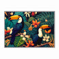 Jungle Toucan Velvet Canvas