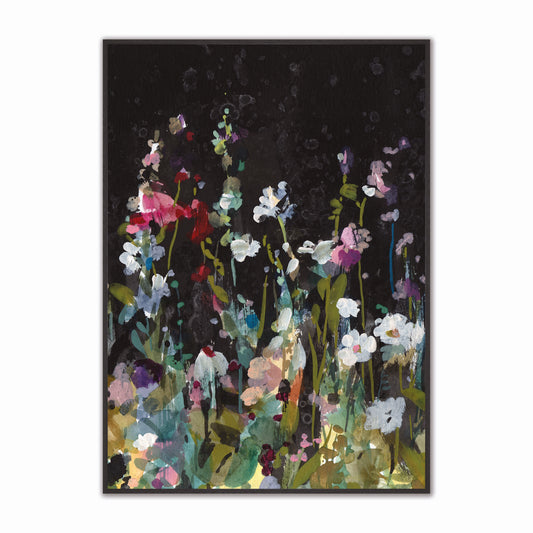 Rustic Dark Garden 2 Velvet Canvas Art