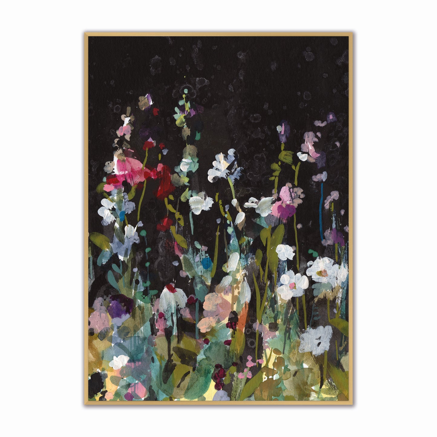 Rustic Dark Garden 2 Velvet Canvas Art