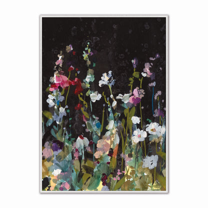 Rustic Dark Garden 2 Velvet Canvas Art