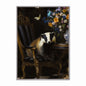 Stately Badger Velvet Canvas