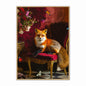 Stately Fox Velvet Canvas