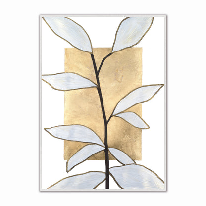 Abstract Vernation Vase 3 Velvet Canvas Art