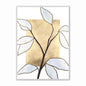 Abstract Vernation Vase 4 Velvet Canvas Art